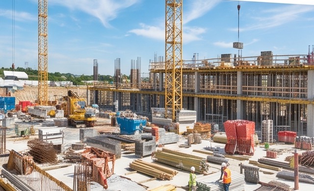 Construction site photography